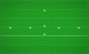 1 3 1 Defense Formations Best Flag Football Plays